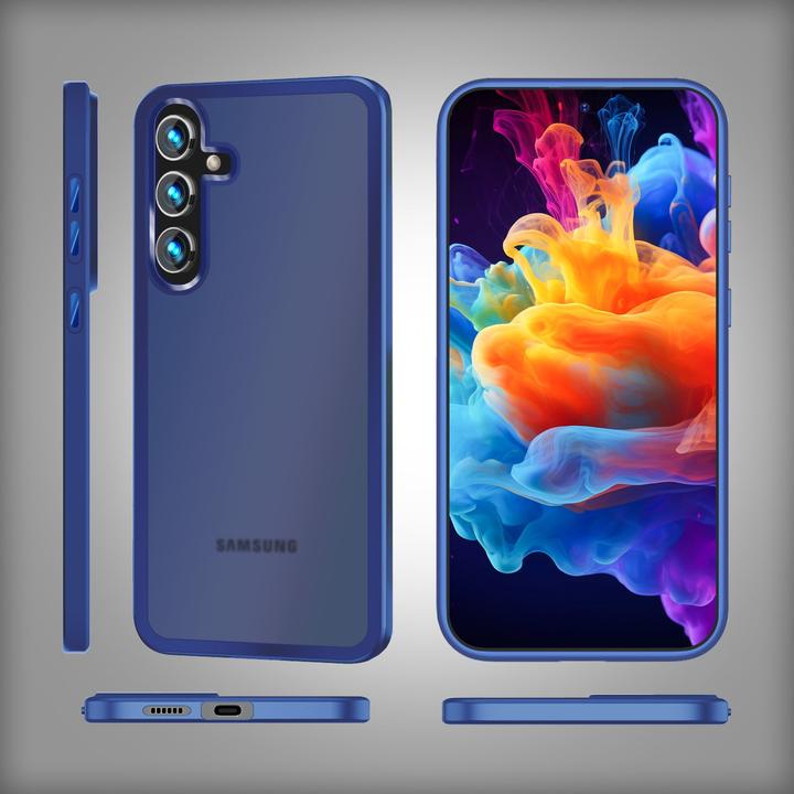 Produktbild Nalia Semi-Transparente Hybrid Hülle mit Schutzrahmen (Samsung Galaxy S24+)
