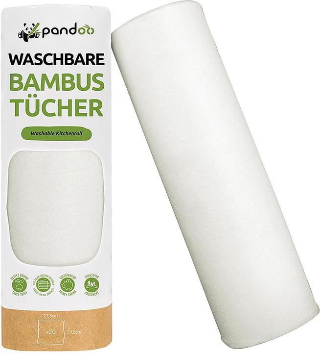 Actual product image Pandoo Kitchen rolls 1-ply, 1 roll (20 x)