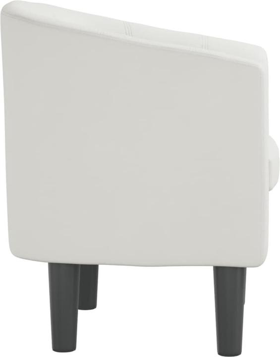 Image du produit VidaXL Clubsessel Weiss Kunstleder,Farbe: Weiss,Material