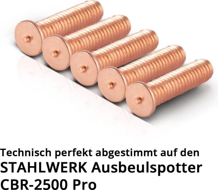 Actual product image Stahlwerk Welding studs M4x18 thread set of 20