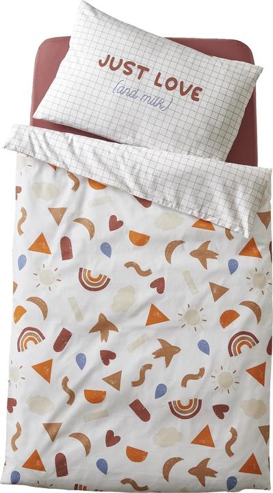 Actual product image Vertbaudet Baby duvet cover without pillowcase HAPPY SKY, organic cotton (80 x 120 cm)