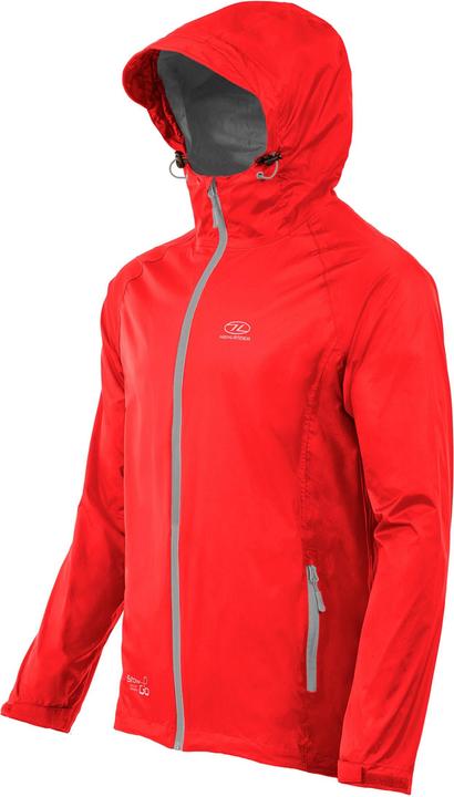 Actual product image Highlander Stow & Go Red Packaway Jacket - Xl (XL)