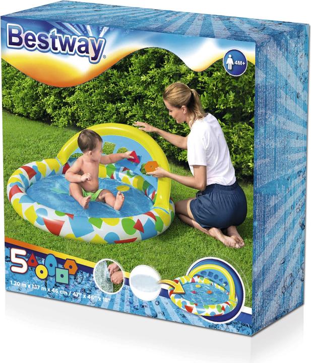 Actual product image Bestway Splash & Learn Kiddie Pool 120x117x46cm