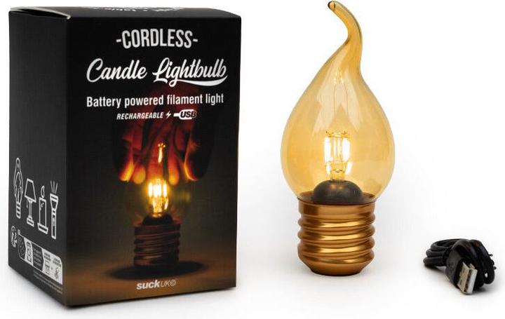 Actual product image Suck UK Cordless Lightbulb - Candle