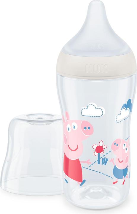 Immagine prodotto NUK Perfect Match Peppa Pig bottiglia PP 260ml, bianco (260 ml)
