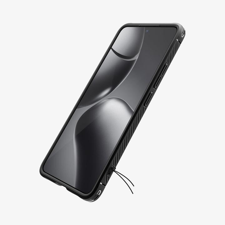 Actual product image Spigen Rugged Armor Xiaomi 14T Pro Case Matte Black (Xiaomi 14T Pro)
