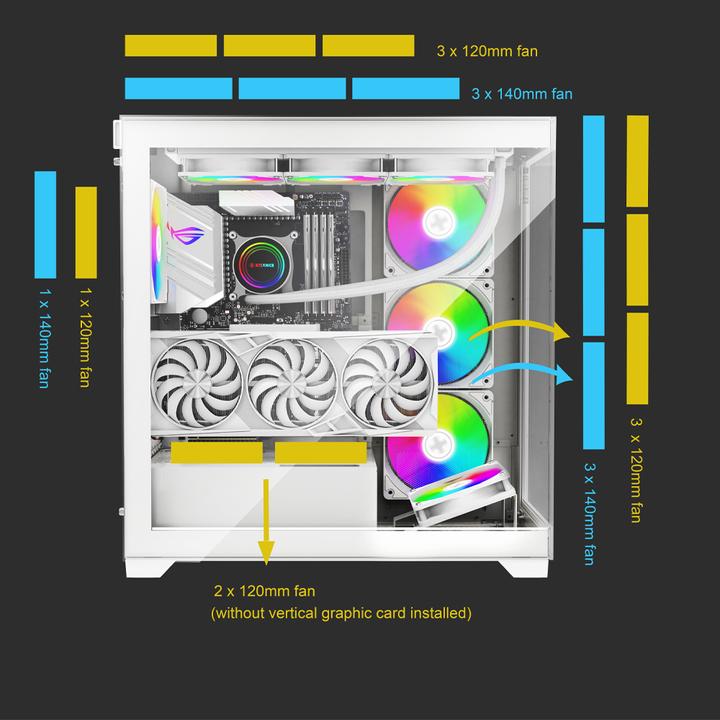 Produktbild Xilence Xilent Gleam XG271 (ATX, mATX, Mini-ITX)