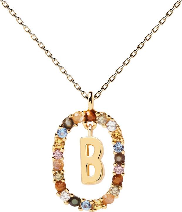 Pd Paola New Letters B Necklace (Silver 925, 50 cm)