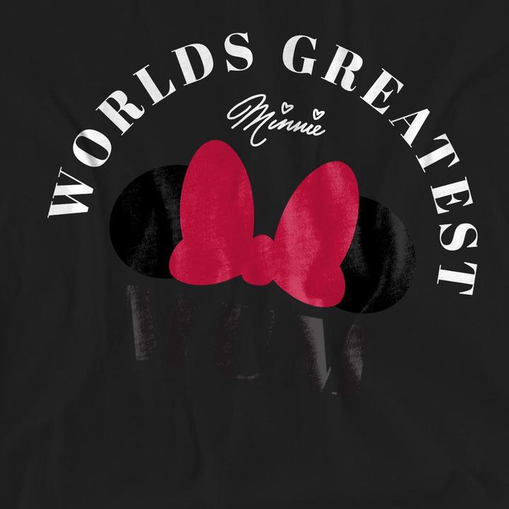 Immagine prodotto Minnie Mouse World's Greatest Mum Maglietta Festa della Mamma Adulto Unisex (XL)