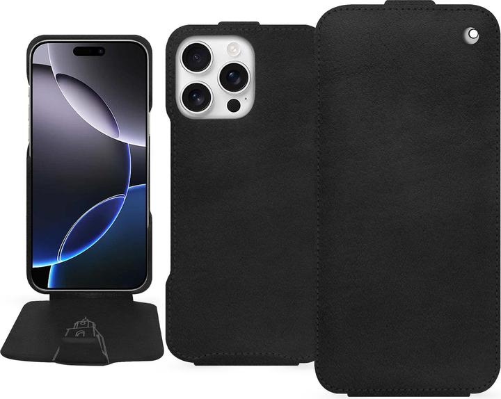 Noreve Lederschutzhülle vertikal (Apple iPhone 16 Pro Max)
