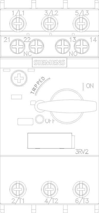 Produktbild Siemens Leistungsschalter Motor 1-1.6A 3RV2011-1AA1
