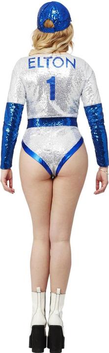 Actual product image Elton John Womens/Ladies Deluxe Sequins Baseball Costume Set (36 D)