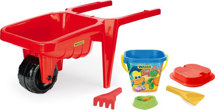Image du produit Wader Brouette avec accessoires, rouge