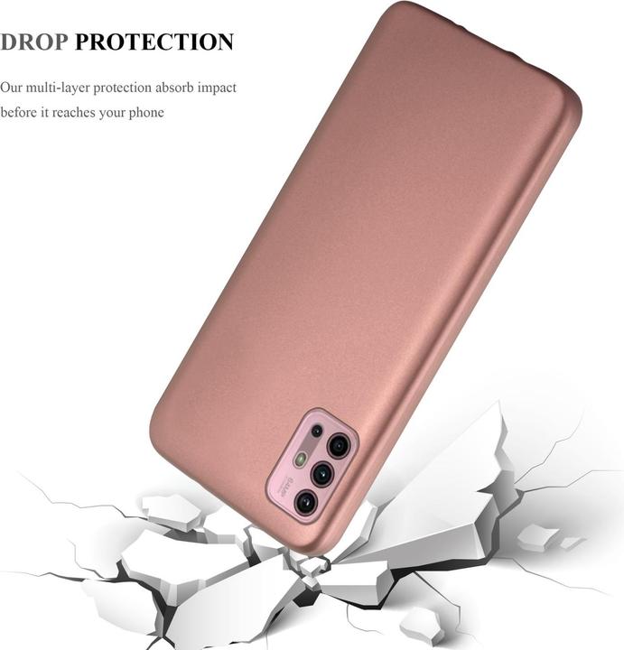 Produktbild Cadorabo TPU Matt Metallic Hülle (Motorola Moto G10, Motorola Moto G30)