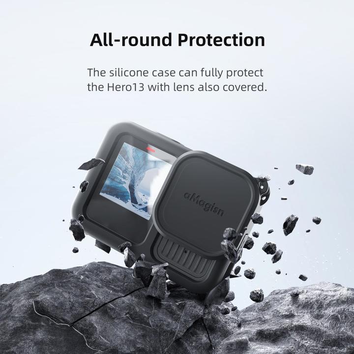 Produktbild aMagisn Silikon Schutzhülle mit Linsenschutz (GoPro Hero 13)