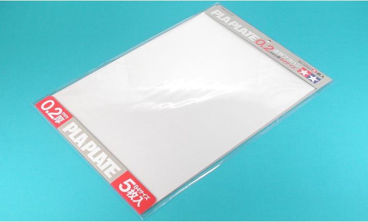 Produktbild Tamiya Plastik Platten Transparent 0,2mm