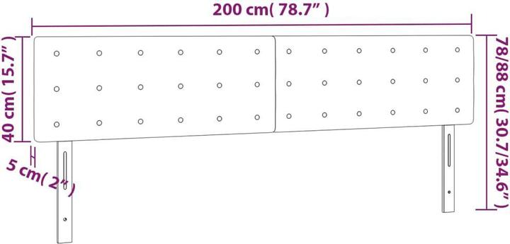 Actual product image VidaXL Kalli (200 x 5 x 88 cm)
