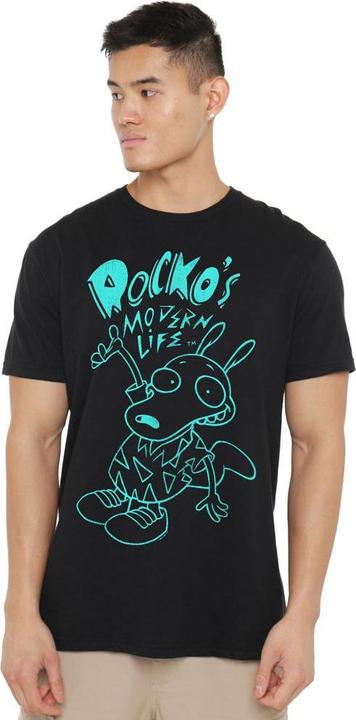 Actual product image Rocko´s Modern Life Mens Neon T-Shirt (M)
