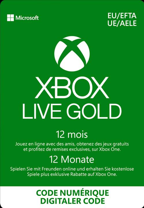 Microsoft Xbox Live Gold -12 Monate (12 Monate)