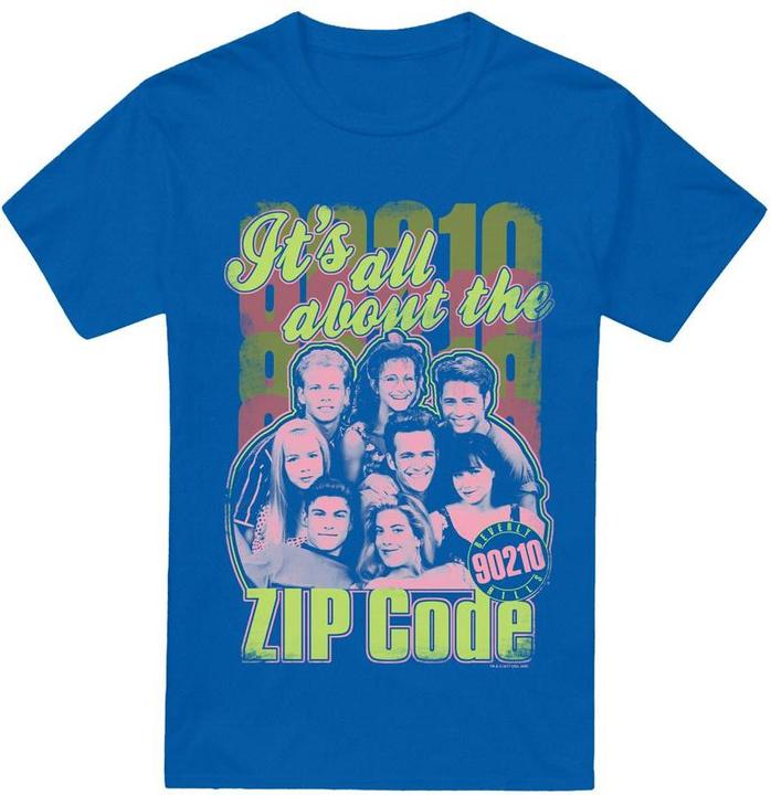 90210 Mens Zip Code T-Shirt (S)