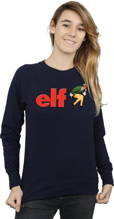 Actual product image Elf Womens/Ladies Crouching Logo Sweatshirt (S)