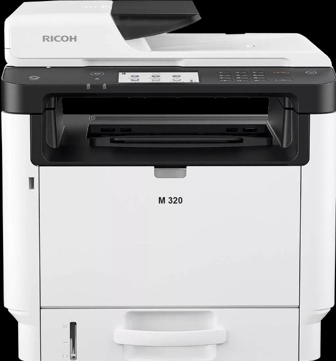 Immagine prodotto RICOH M 320 A4 mono Laser MFP 7,60cm (3") 1 (Laser, Bianco e nero)