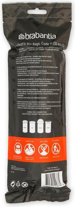 Produktbild Brabantia PerfectFit Grösse H, 50l (10 x, 60 l)