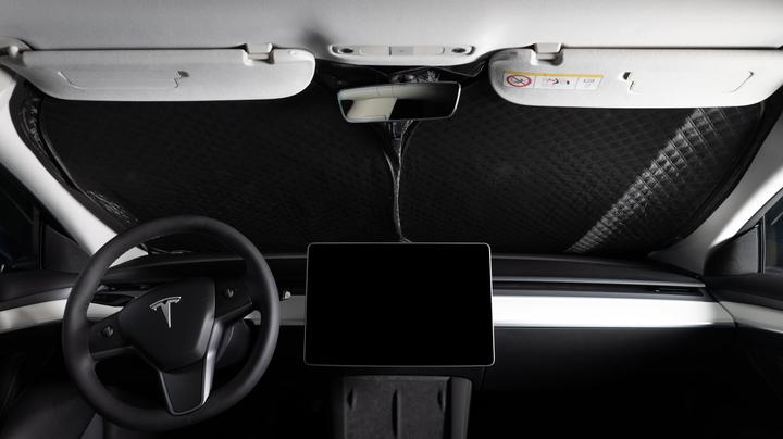 Actual product image Made4EV Windschutzscheiben Sonnen- und Sichtschutz für das Tesla Model 3