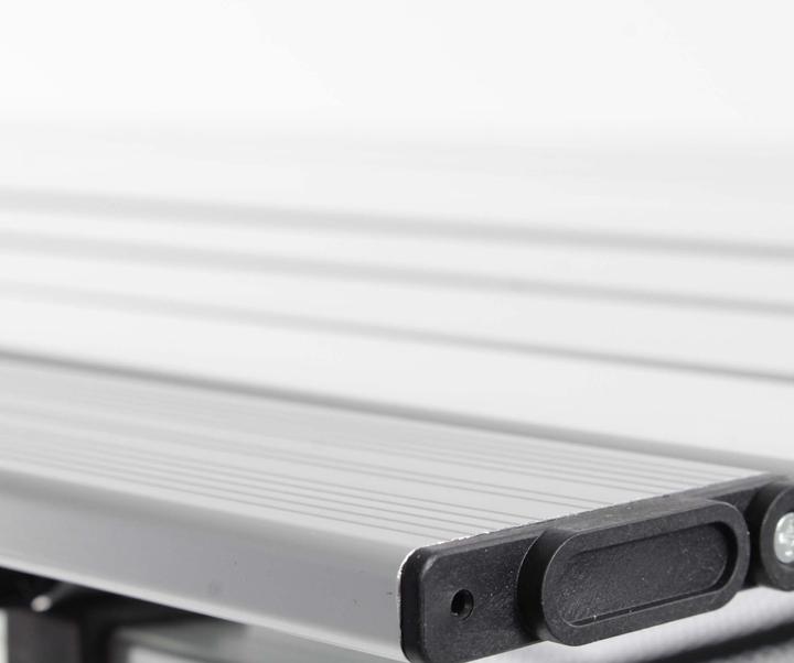 Immagine prodotto Wiltec Tavolo da campeggio pliante Multifonctions argenté 90x53cm Alu 30kg max. Balcon Barbecue
