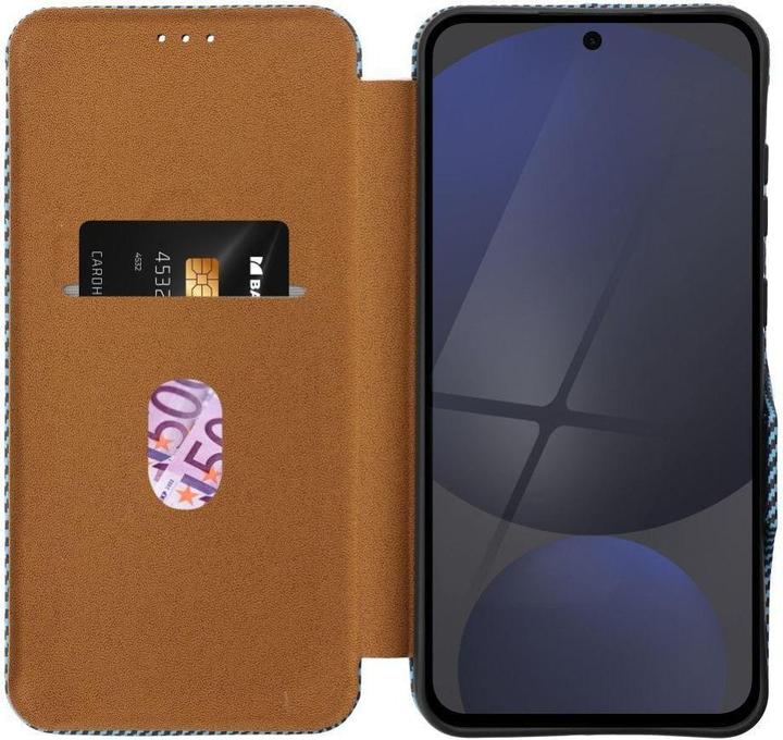 Actual product image OEM Back panel cover FOLIO Side Magnet book case for XIAOMI REDMI 14c blue (Xiaomi Redmi 14C)