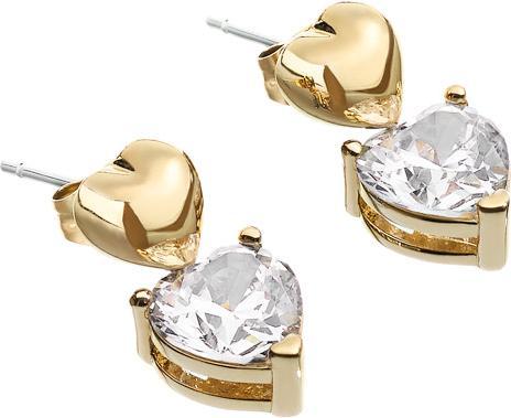 Actual product image Chiara Ferragni Cuoricino Neon Stud Earrings (Brass)