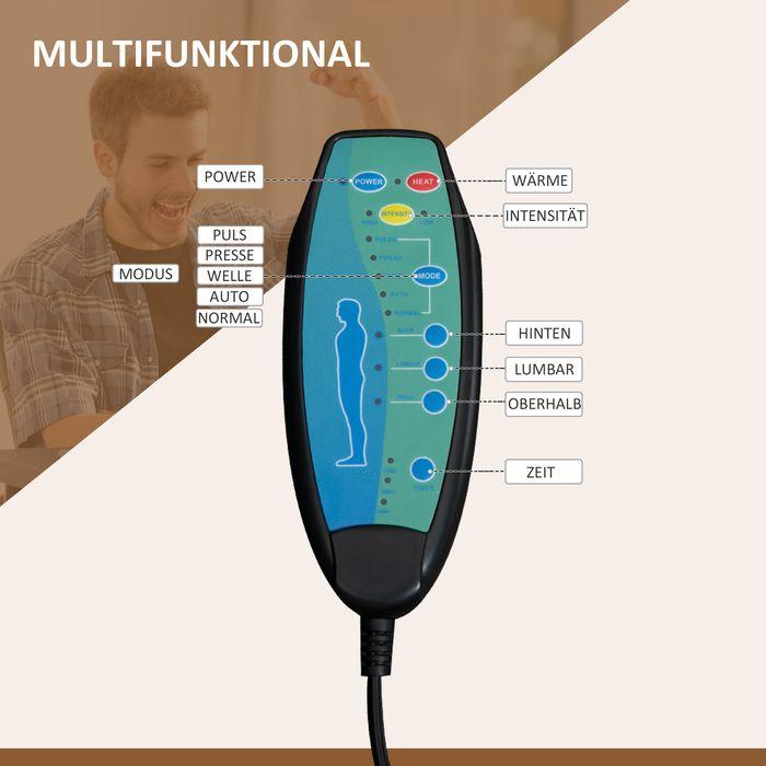 Produktbild Swisshandel24 Bürostuhl mit Vibrationsmassage, Ergonomischer Schreibtischstuhl, Liegefunktion