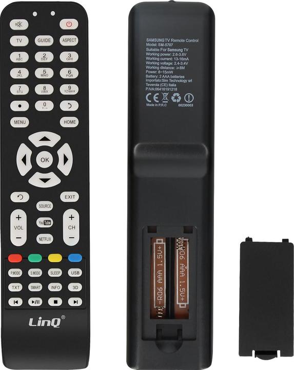 Produktbild LinQ TS-5730 Fernbedienung (Universal Fernbedienung, Infrarot)