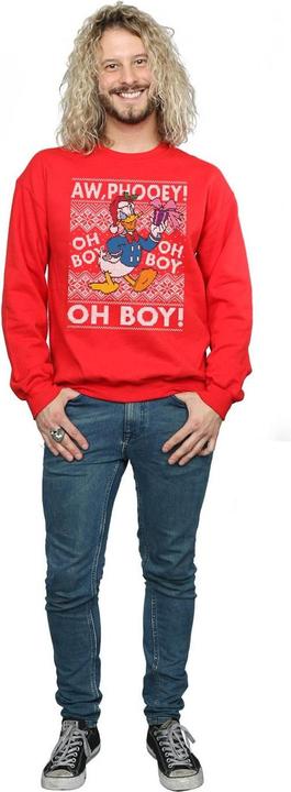 Immagine prodotto Disney Donald Duck Christmas Fair Isle Felpa Uomo (XL)