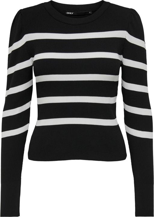 Only Körperbetonter Puffärmel- Pullover (XS)