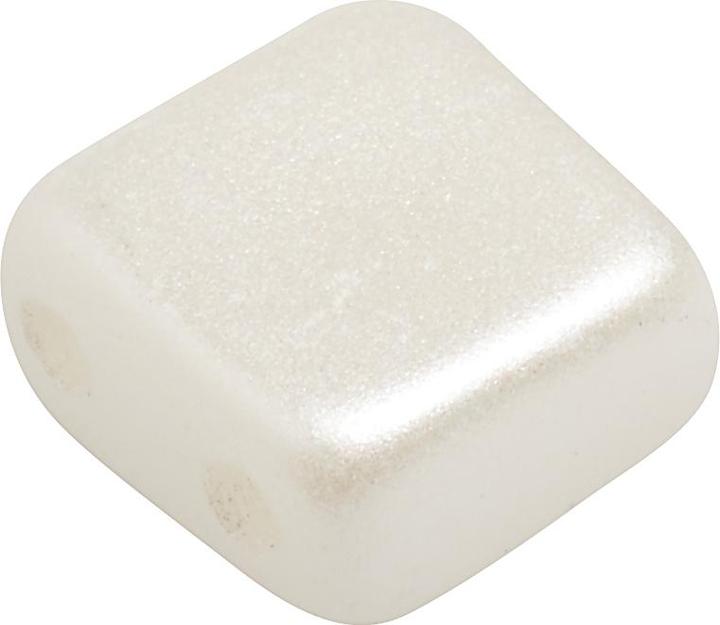Image du produit Pracht Perle de verre "Carré", 2 trous, 35 pièces
