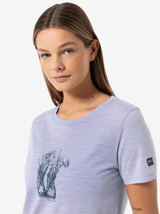 Actual product image Super Natural W Flower Boots Tee (XL)