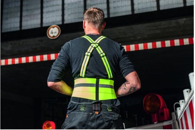 Produktbild Kneetek Rückenstützgurt High-Vis, gelb, Typ: XL