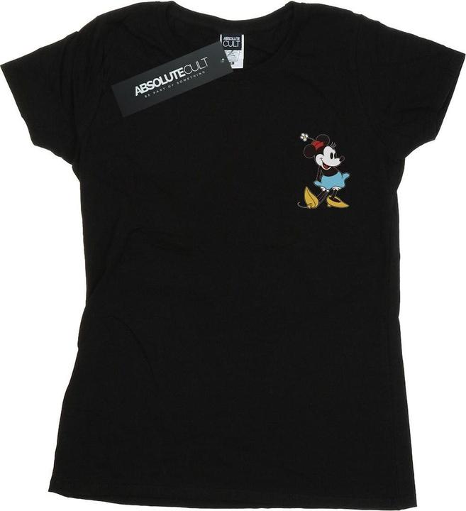 Actual product image Disney Womens/Ladies Minnie Mouse Kick Chest Cotton T-Shirt (XL)