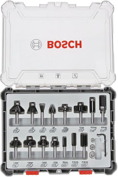 Actual product image Bosch Professional Zubehör Freehand milling cutter set.