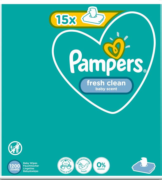Image du produit Pampers Fresh Clean (1200 pièce(s))
