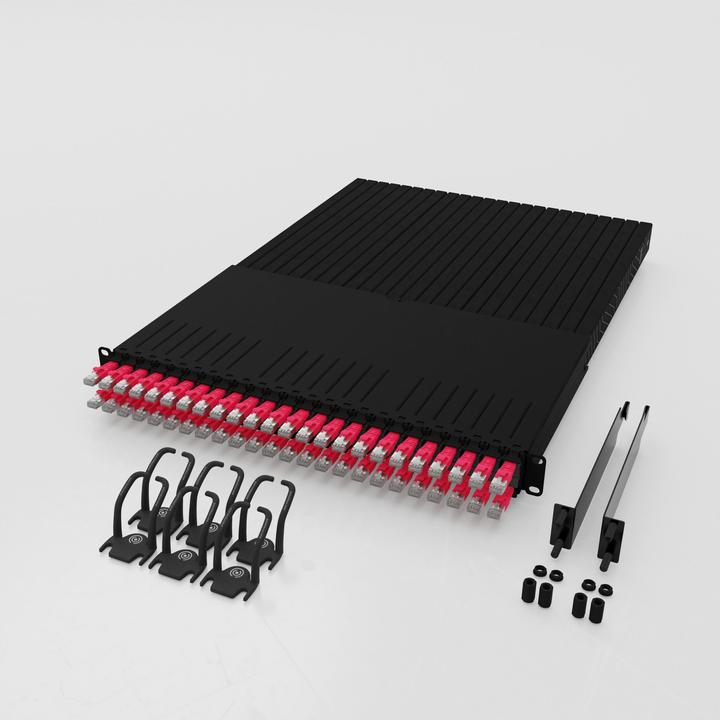 Produktbild PATCHBOX one / 30RU / Cat 6A, UTP, 1.8 m, Rot (UTP, CAT6a, 1.80 m)