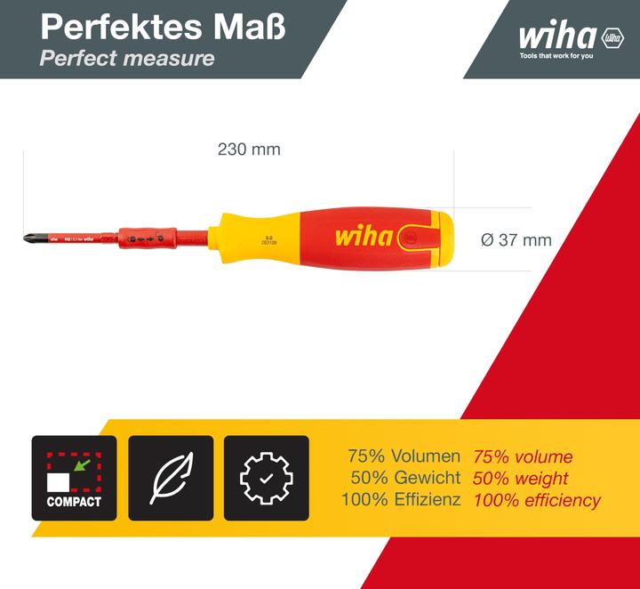 Actual product image Wiha LiftUp Electric (Pozidriv cross recess (PZ))