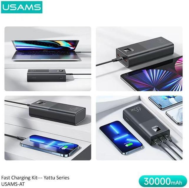 Produktbild Usams Yattu Series (30000 mAh, 65 W, 111 Wh)