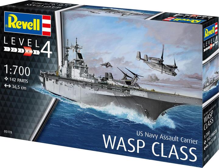 Image du produit Revell Porteur d'assaut USS WASP CLASS
