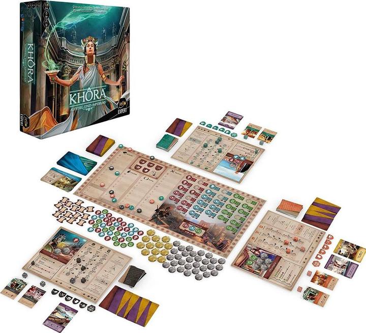 Produktbild Iello 518249 - Khora, Brettspiel, 2-4 Spieler, ab 14 Jahren (DE-Ausgabe) (Deutsch)