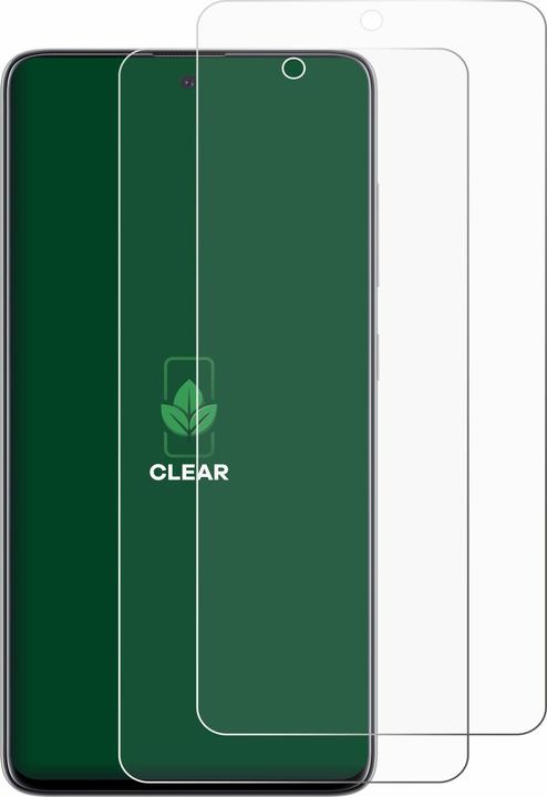 Actual product image ScreenLeaf Protective film sustainable screen protector screen protector film clear transparent (2 Piece, Samsung Galaxy A51)