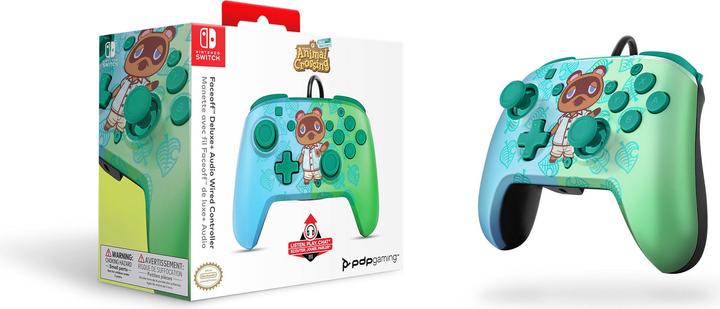 Image du produit PDP Faceoff Deluxe + Audio Animal Crossing (Switch, Switch Lite, Switch OLED)
