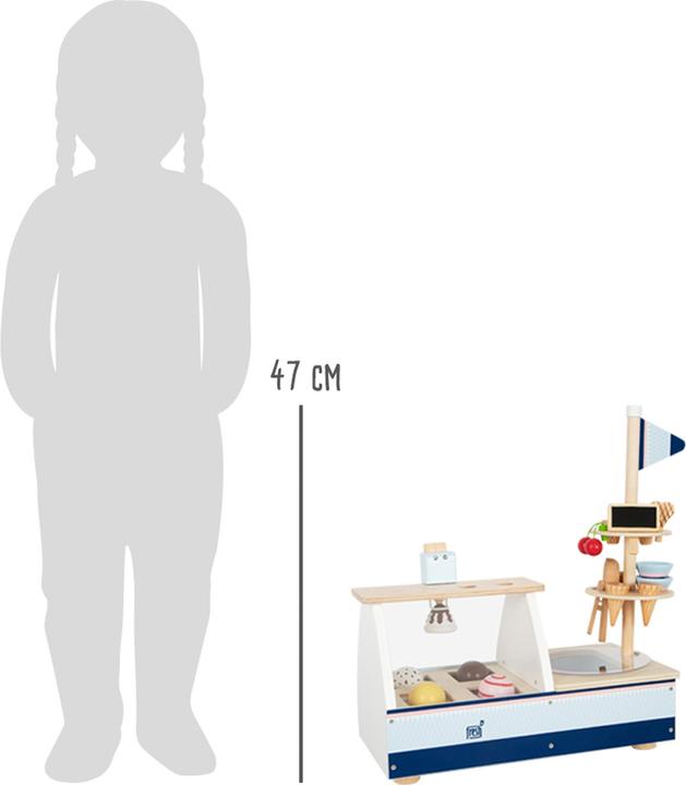 Actual product image small foot Ice cream counter fresh
