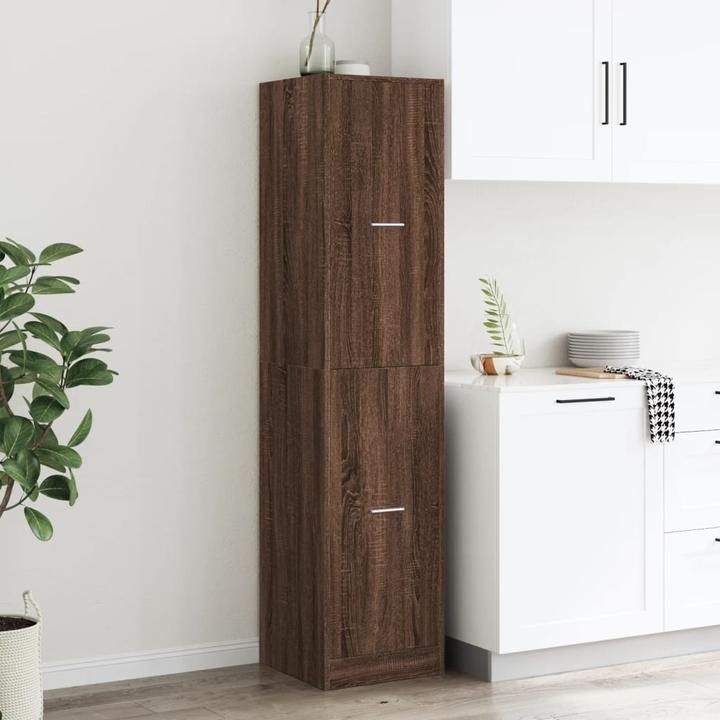Image du produit VidaXL Armoire à pharmacie Armoire haute à tiroirs Armoire brune imitation chêne